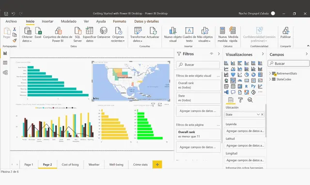 Introducción a Power BI para los negocios