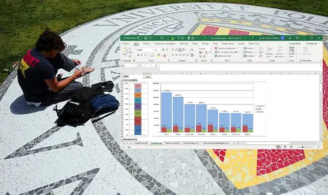 Excel: Creación de un panel gráfico de control empresarial