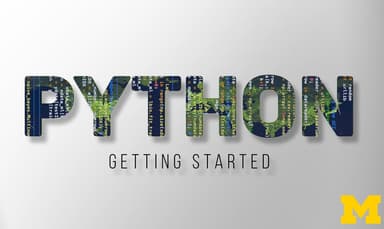 MichiganX: Programming for Everybody (Getting Started with Python) | edX